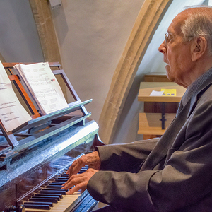 Dr. Anton Pannold, 70 Jahre Organist der Pfarre